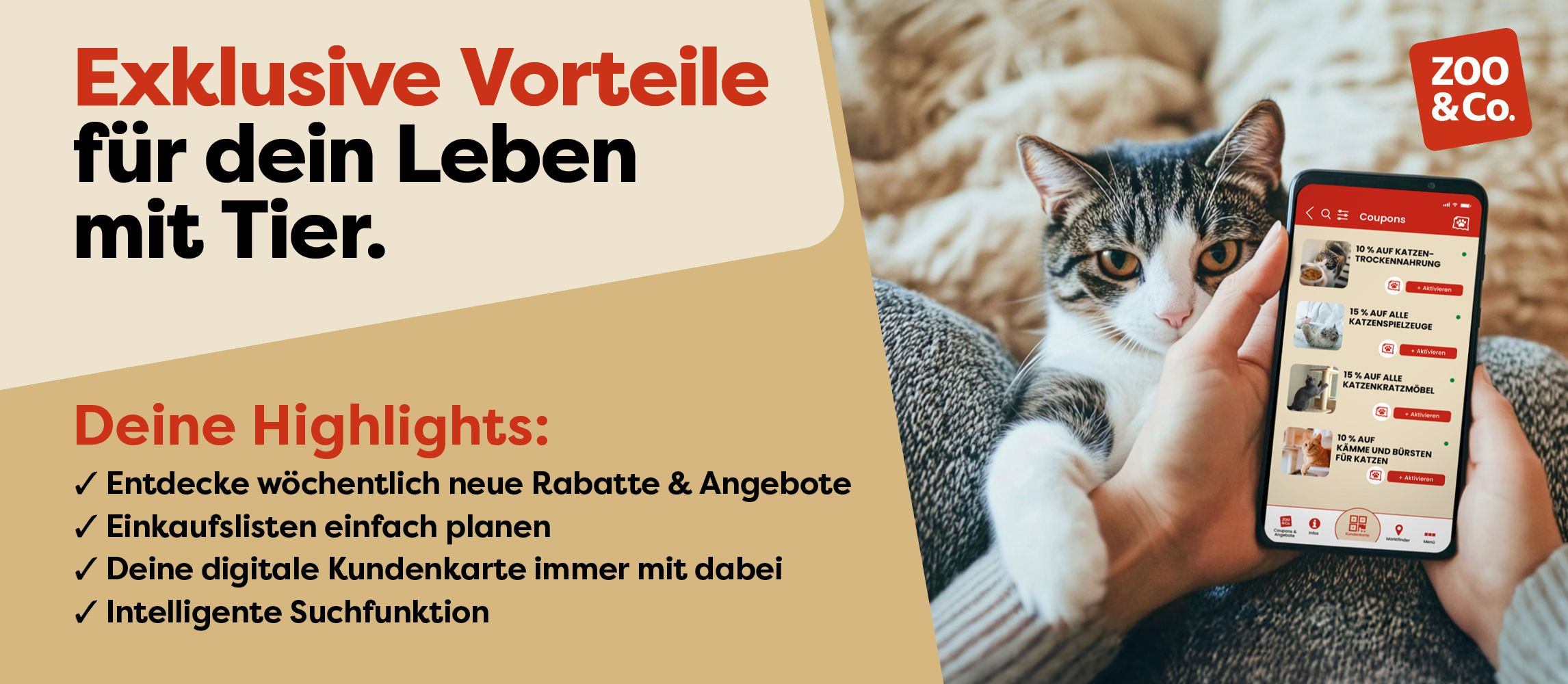 Entdecke die ZOO & Co. App!