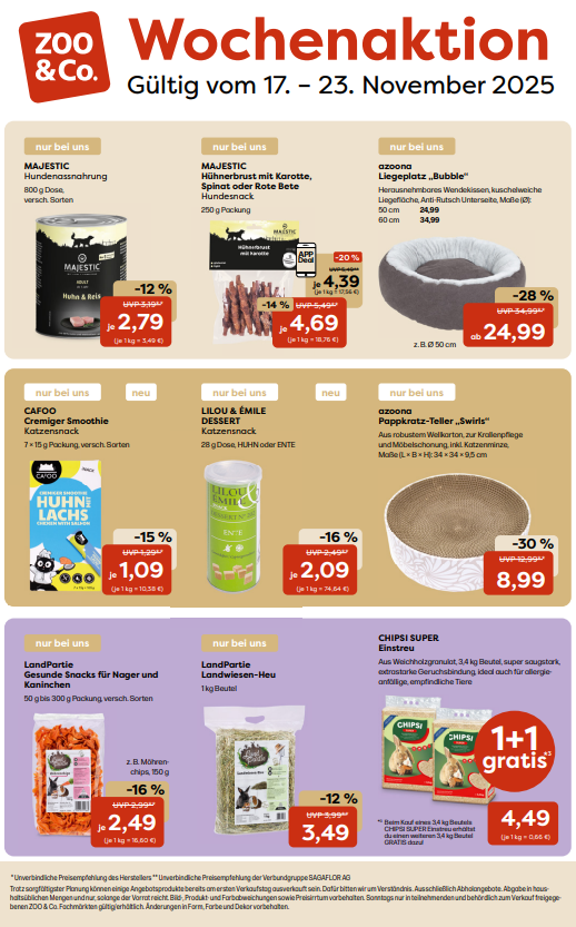Entdecke unsere aktuelle Wochenaktion vom 17. -23.11.2025!